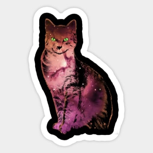 Astro Cat Sticker